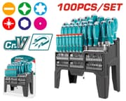 طقم مفكات 100 قطع توتال product image