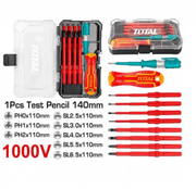 طقم مفك معزول 10 قطع علبة بلاستك من TOTAL product image