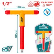 مفتاح ربط مقبض على شكل حرف T معزول 1/2 " من توتال product image