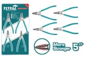 طقم كماشة حلقات ضغط 5 " 4 قطع من توتال - TOTAL product image