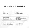 NATUHANA 16lines 8-15mm Mixed Eyelash Extension Matte Black Synthetic Mink Soft False Eyelashes Faux Lashes Kore product thumbnail 2