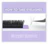 NATUHANA V Shaped Mink Lasher Ellipse Flat Split Tips Eyelash Extension Auto-Fans Eyelashes Individual Premade product thumbnail 4