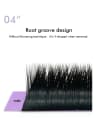NATUHANA V Shaped Mink Lasher Ellipse Flat Split Tips Eyelash Extension Auto-Fans Eyelashes Individual Premade product thumbnail 10