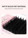 NATUHANA 16lines 8-15mm Mixed Eyelash Extension Matte Black Synthetic Mink Soft False Eyelashes Faux Lashes Kore product thumbnail 11