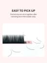 NATUHANA 16lines 8-15mm Mixed Eyelash Extension Matte Black Synthetic Mink Soft False Eyelashes Faux Lashes Kore product thumbnail 3