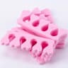 Peach heart finger splitter EVA toe splitter painting nail assist finger finger cotton spacer cotton nail tool product thumbnail 6
