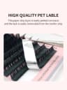 NATUHANA 16lines 8-15mm Mixed Eyelash Extension Matte Black Synthetic Mink Soft False Eyelashes Faux Lashes Kore product thumbnail 14