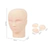Mannequin head silicone,soft,replaceable,easy to color product thumbnail 6
