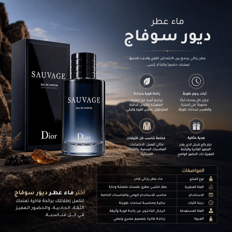 ماء عطر ديور سوفاج