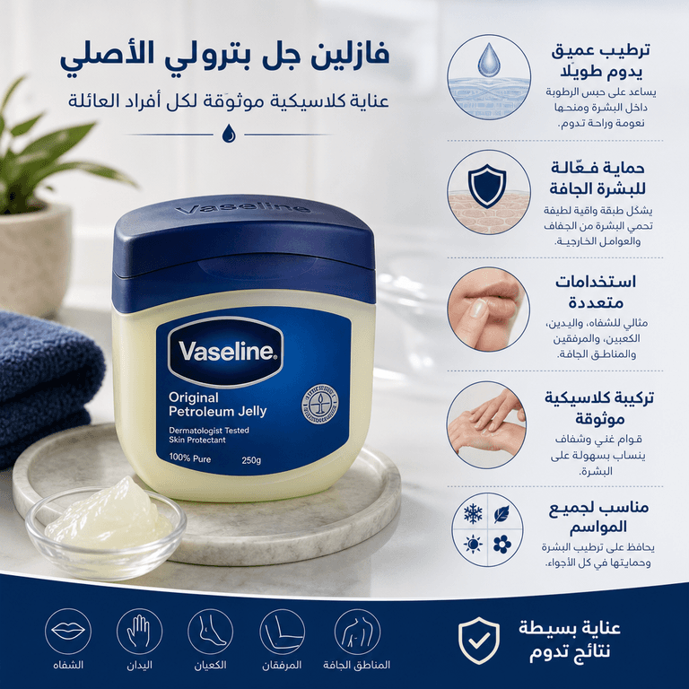 فازلين جل بترولي الأصلي