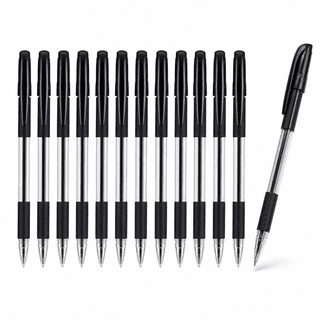 Pen Gel Black 12pcs