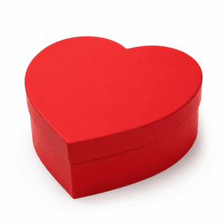 Valentine Heart Box Red