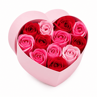 Valentine Rose Soap Flowers