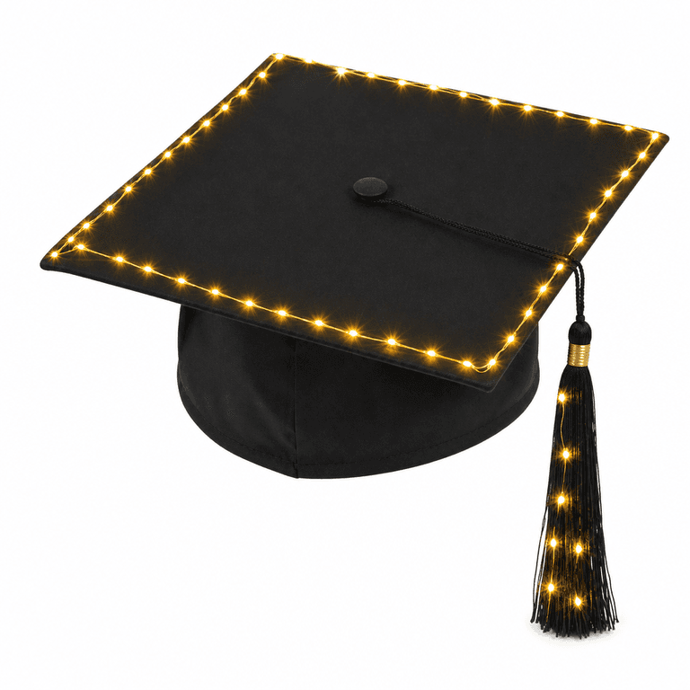 زينة قبعة التخرج LED