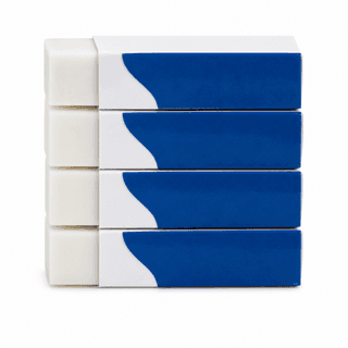 Pentel Hi‑Polymer Erasers 4‑Pack