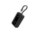 Anker Zolo Power Bank (10K, 30W, Built-In USB-C Cable) Black