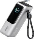 Anker Power Bank (25K, 165W, Built-In USB-C and Retractable Cable) Silver