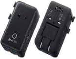Anker Nano Travel Adapter (5-in-1, 20W, 1-Pack) Black