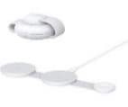 Anker MagGo MagSafe Compatible 2-in-1 Charger, Qi2 Certified 15W Fast Charger White