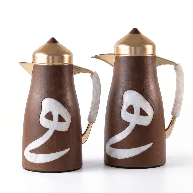 طقم دلات أوتانتيك بزخرفة عربية