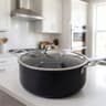 طنجرة جرانيت نون ستيك بغطاء زجاجي - Nova A Home product thumbnail 5