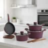 طقم طناجر 3 قطع + مقلاة جرانيت - Royal Collection product thumbnail 11
