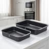 صينية فرن مستطيلة بطلاء غرانيت - A Home Collection product thumbnail 2
