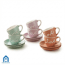 طقم مجات بورسلان ملون عدد 6 - A Home Collection product thumbnail 1