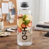 زجاجة ماء زجاجية شفافة H2O product thumbnail 2