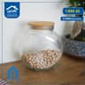 مرتبان زجاج بغطاء خشبي - A Home product thumbnail 3