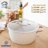 طنجرة Nea Sera بغطاء زجاجي - Korkmaz product thumbnail 4