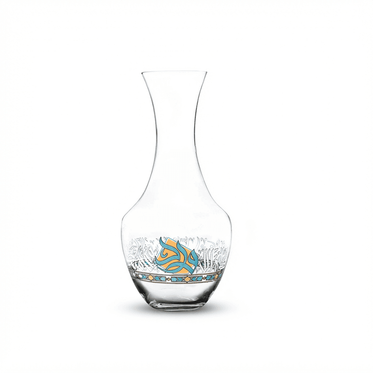شاف عصير زجاجي بزخارف عربية - Dimlaj Sparkle 1500 مل