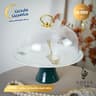 جاط كيك بورسلان بقاعدة وغطاء أكريليك - Sofia Collection product thumbnail 2