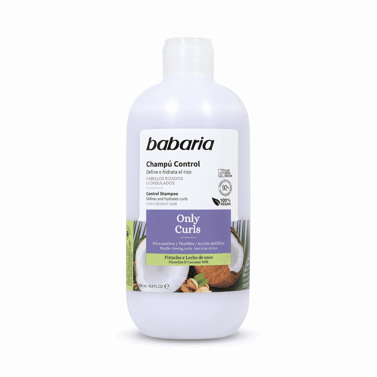 شامبو Only Curls للشعر المجعد والمموج بالفستق وحليب جوز الهند - Babaria