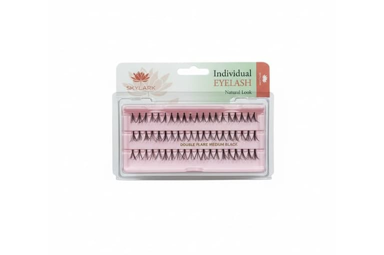 Skylark Individual Lashes one by one big Natural Hair pack Medium