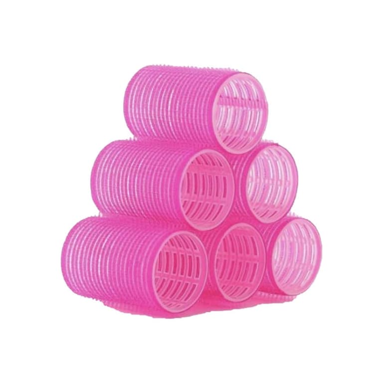 6 Self-Adhesive Hair Curling Rollers Clips Set With 6pcs Hair Curlers Self Grip Holding Rollers And 3pcs Hair Clips DIY Hairdressing Curlers