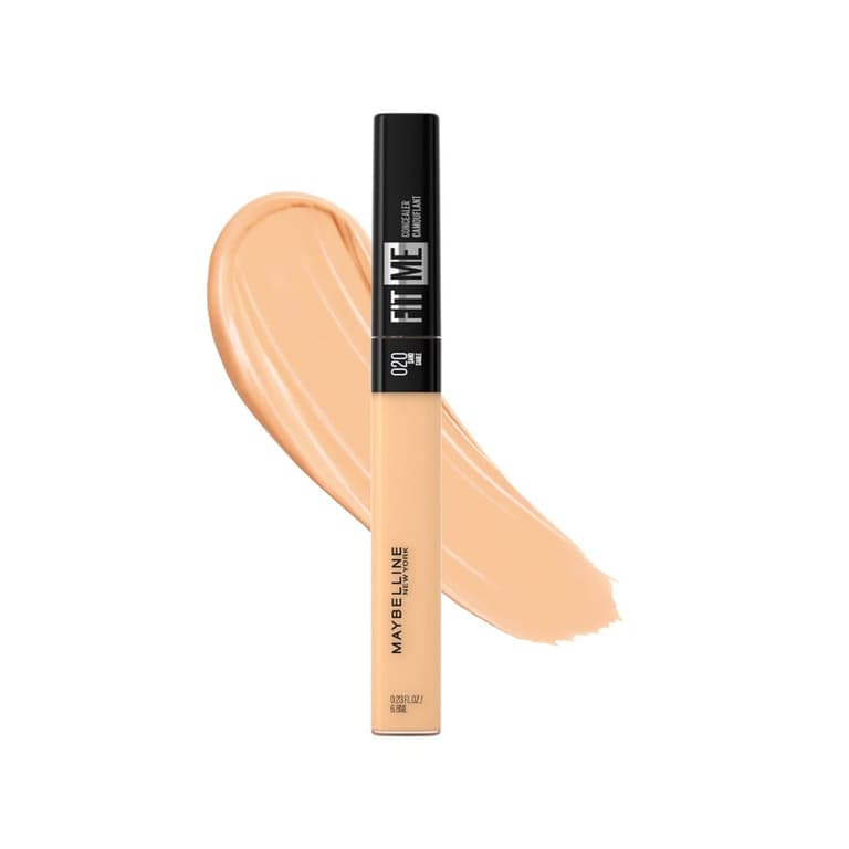 Maybelline New York Fit Me Liquid Concealer Makeup, Natural Coverage, Lightweight, 20 Sand