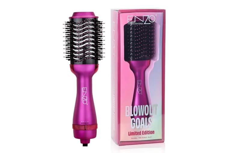 ENZO Professional Blowout Goals Hot Air Brush – Limited Edition