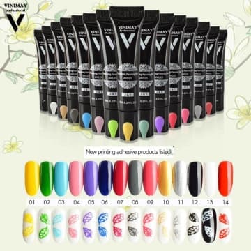 VINIMAY 8ml Stamping Nail Polish & Stamping Polish Soak Off