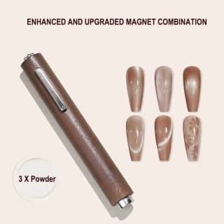 1pc 3-in-1 Strong Magnetic Nail Rod For Multi-Functional Cat Eye UV Gel Nail Art Decoration Manicure Stylist Supplies Salon Tool