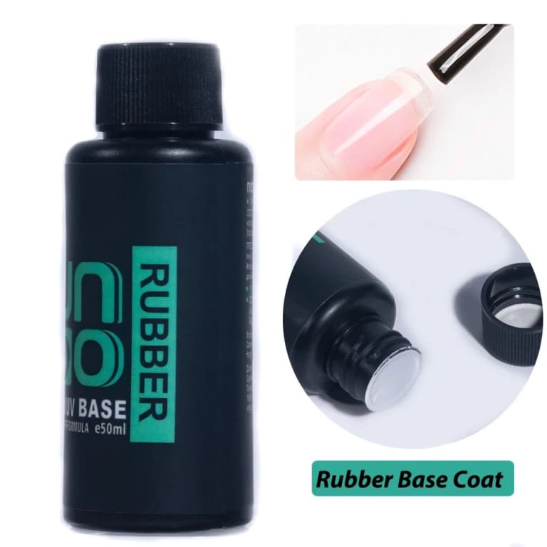 UNO 3 PCS RUBBER BASE COAT , STRONG BASE COAT ,SUPPER SHINY TOP COAT