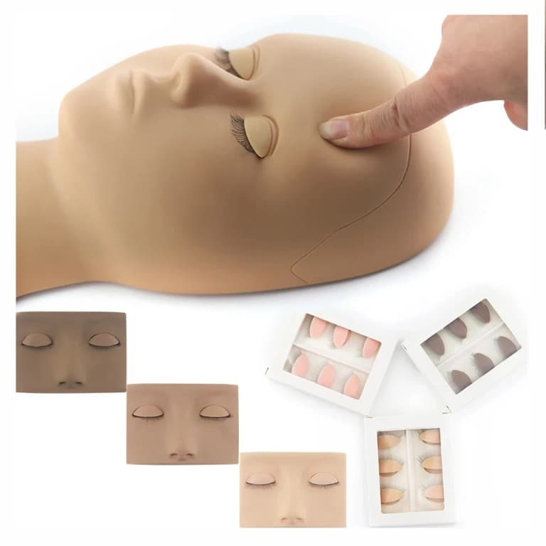 Detachable eyelid with eyelashes