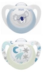 NUK Star Light Box Soother Silicone Size 2 product image