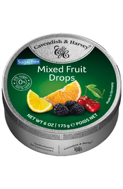 Cavendish & Harvey Sugar Free Mixed Fruit Drops 175g product image