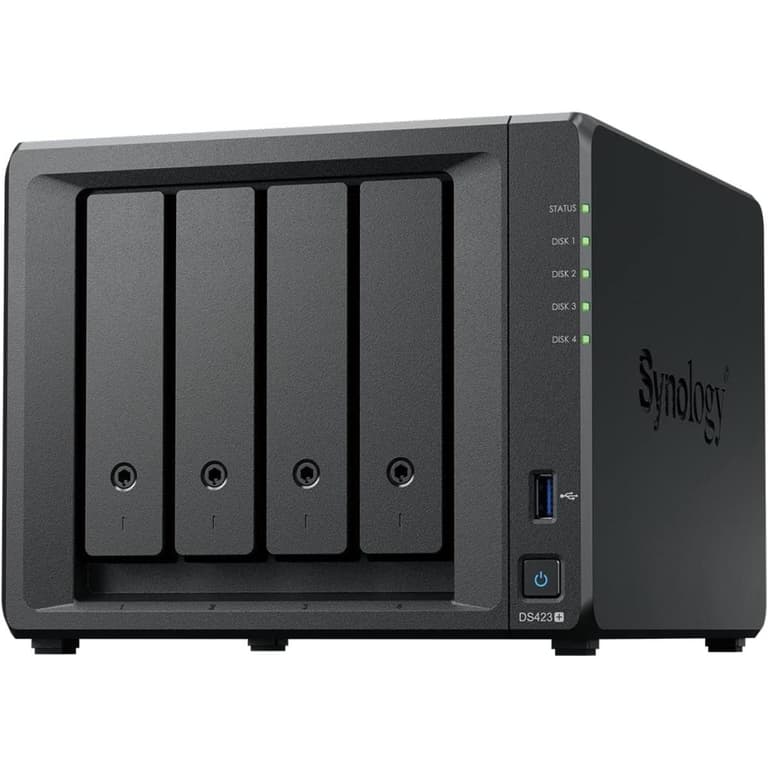 Synology DiskStation DS423+ 4-Bay Diskless NAS w/ Intel Celeron J4125 4-Core CPU & 2GB DDR4 RAM