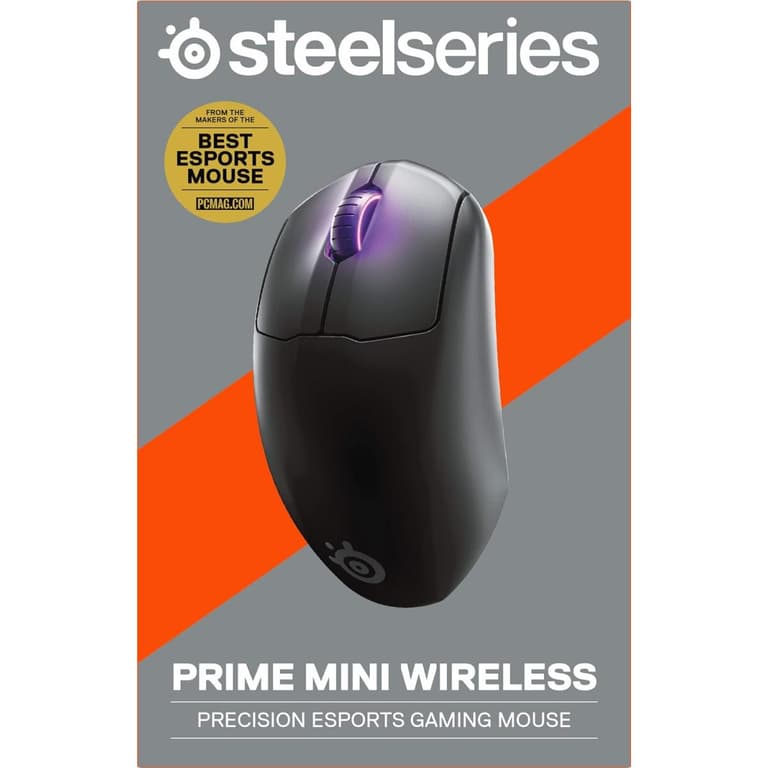 SteelSeries Esports Prime Mini Wireless FPS Ultra Light 5 Programmable ButtonsLag-free 2.4GHz00H Battery 18K CPI Sensor Magnetic Optical Switches