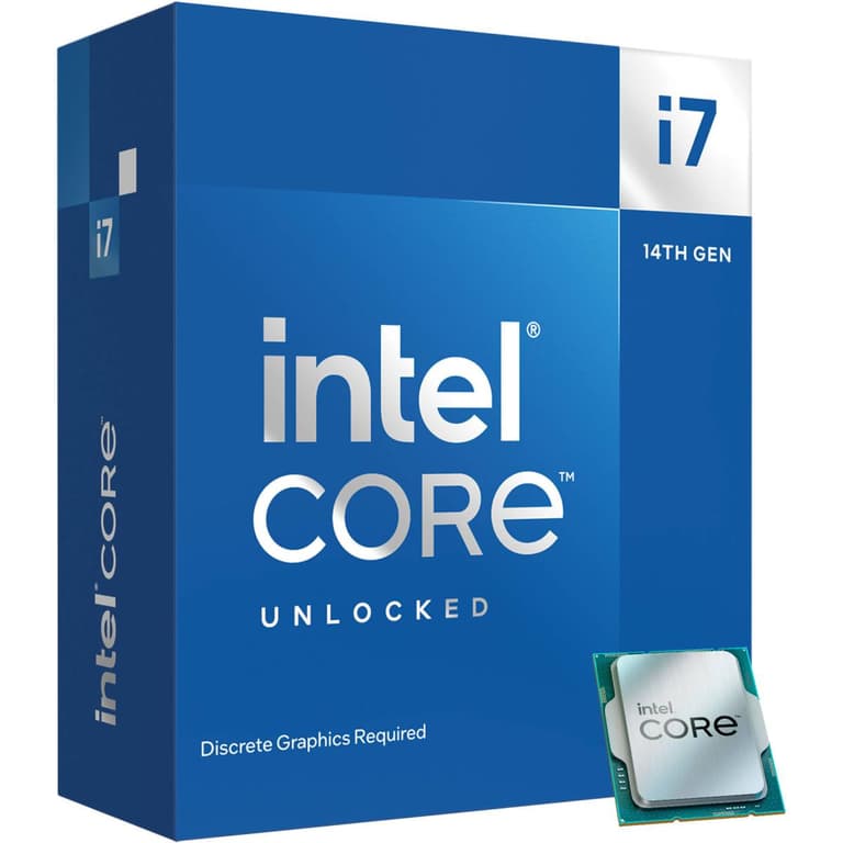 Intel NEW 14Gen Core i7-14700KF 20-Cores up to 5.6 GHz L2+L3 61MB Cache Unlocked w/o Integrated Graphics - Box