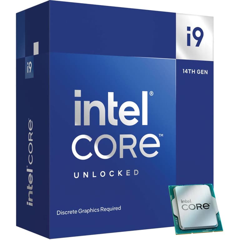 Intel NEW 14Gen Core i9-14900KF 24-Cores up to 6.0 GHz L2+L3 68MB Cache Unlocked w/o Integrated Graphics - Box