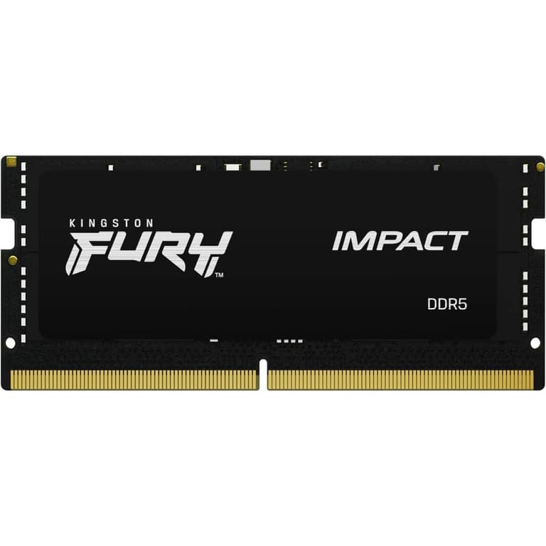 Kingston Fury Impact 32GB 5600Mhz DDR5 CL40 Laptop Memory Single Module Lower Power Comsumption Intel XMP 3.0