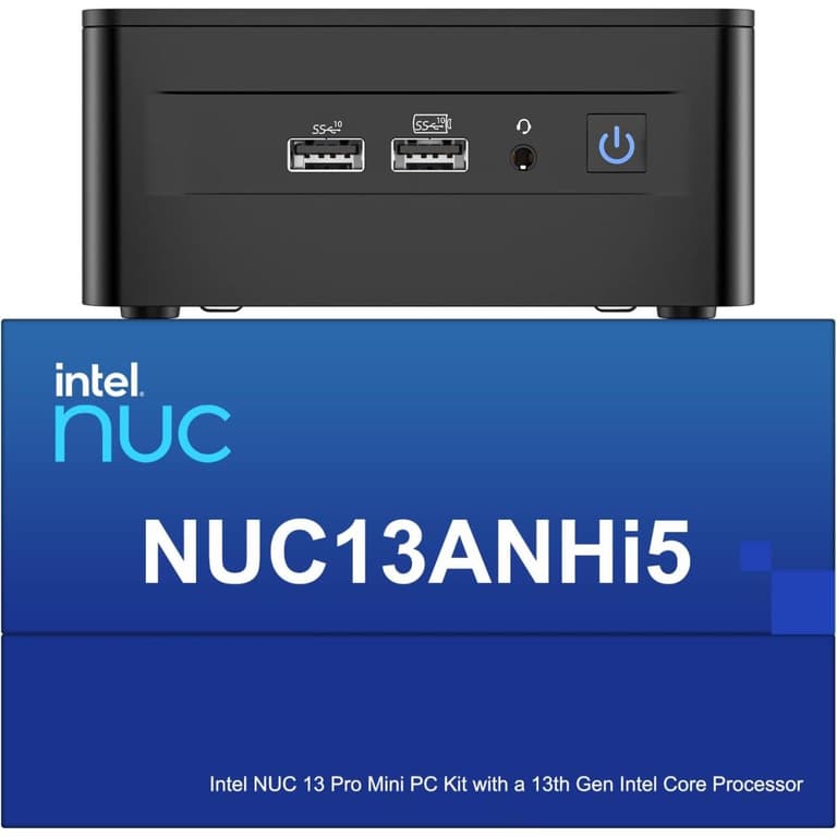 Intel NEW NUC 13 Pro KIT (2023) Intel 13Gen Core i5 12-Cores Mini PC Barebone For Home & Business